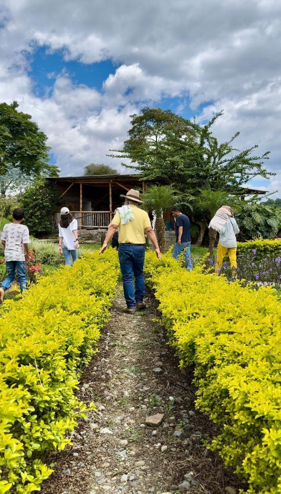 Вилла Hacienda Cafetera La Gaviota Чинчина Экстерьер фото